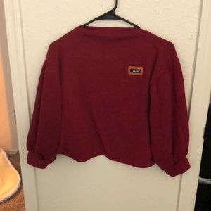 Red pull over